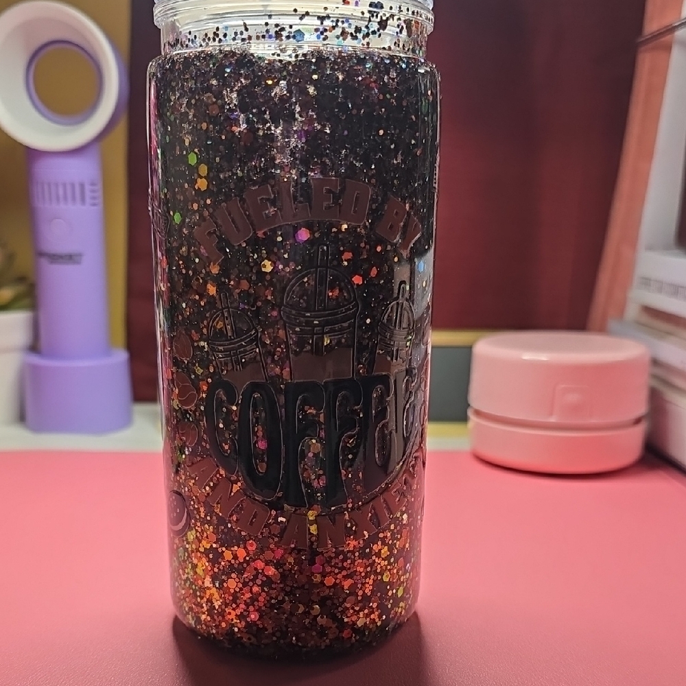 20 oz Glitter Coffee Tumbler